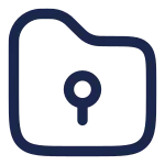 Folder Security SVG Icon